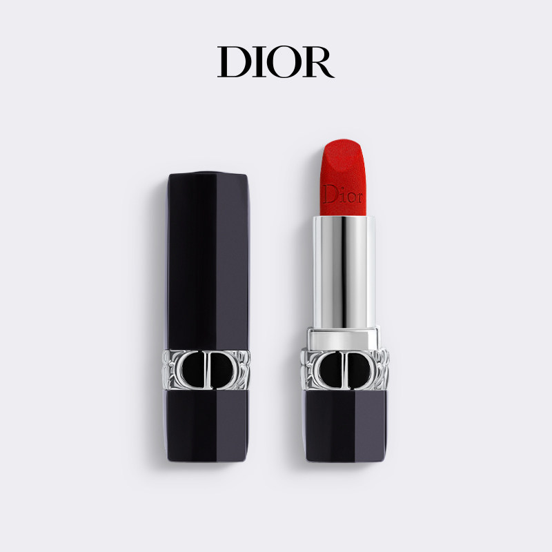 【官方正品】Dior迪奥烈艳蓝金唇膏口红 丝绒999 720 228哑光