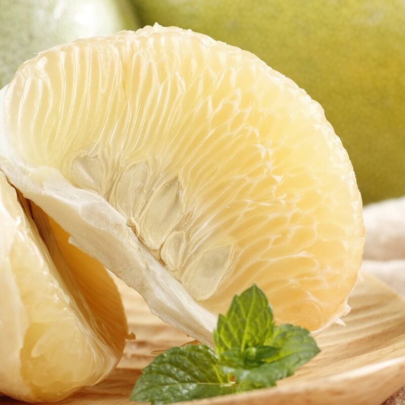 舒楠鲜生 泰国青柚 进口青皮白肉蜜柚大果 新鲜水果 青柚2个装（约4.5斤）