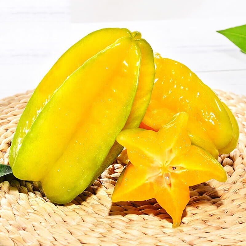 青尊园福建漳州甜杨桃新鲜水果应当季整箱洋桃红扬桃五角星阳桃 精选6颗装